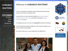 Tablet Screenshot of cobargodoctors.com